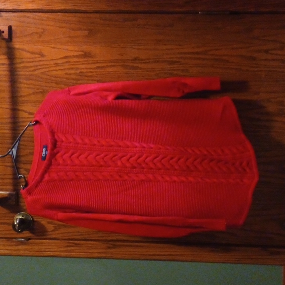 Red women's sweater